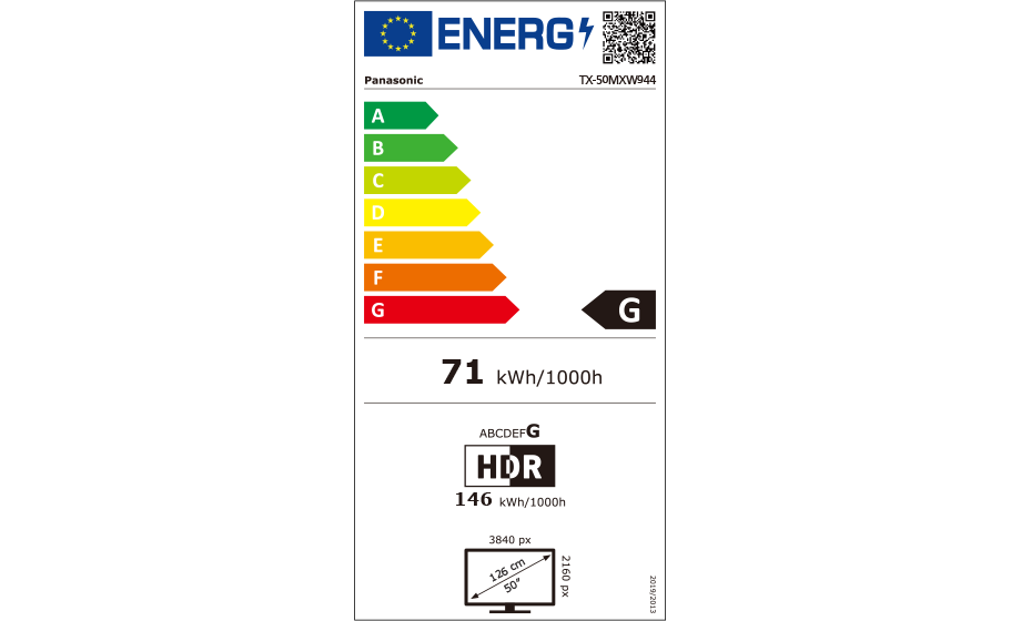 tx-50mxw944e Energimrke