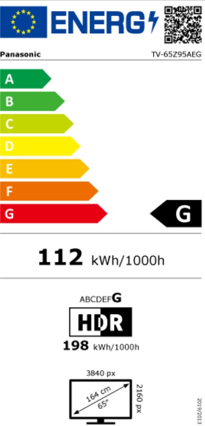 tv-65z95aeg Energimrke